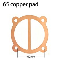 공기 압축기 실린더 헤드 가스켓 종이 씰 51 65 80 90 용 두꺼운 펌프 액세서리, 18 65 Copper gasket
