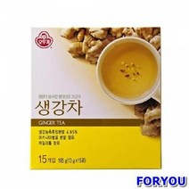 ForU466 오뚜기 생강차 박스 24개 티백차 음료 모과차 유자차 커피, 상세페이지 참조