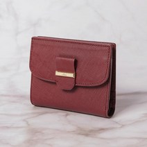 클루 라운드 리본 포인트 카드 지갑