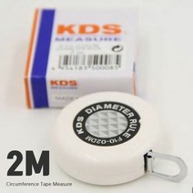 폭10MM 측정범위 2M KDS 원둘레파이자 파이줄자, 단품