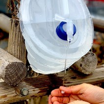 대형 자바라 캠핑용 물통 약수통 약수터 생수통 5L