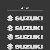 스즈키 그랜드 스위프트 짐니 비타라 발레노 SX4 알토용 자동차 윈도우 와이퍼 스티커 금속 엠블럼 장식, 02 Suzuki 4cm 4pcs