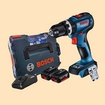 보쉬 18V충전햄머드릴 GSB18V-90C 5Ah 배터리2충전기1포함
