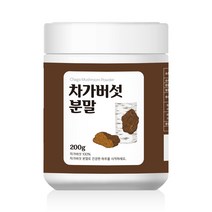 차가버섯 분말 200g /병 가루 파우더 먹는법 맛 건강 선물