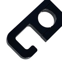 위브온 신형 오토바이 봉지걸이 핸들용품 22mm 헬맷걸이 다용도, 신형 봉지걸이 블랙