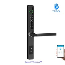 카라반 트레일러 자물쇠 RV 캠핑카 열쇠 도어락ttlock app 방수 스마트 47, ttlock 블랙 b, 없음