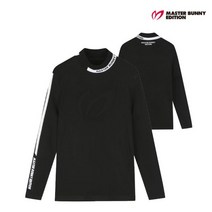 [마스터바니] 남성 하프 라인 긴팔이너티셔츠 M411A4TI004_BK