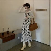 HQINT 여성 원피스 봄 가을 긴팔 반팔 롱원피스 니트원피스 캐주얼 정장원피스 하객원피스 하객룩 빅사이즈 여자 ZB-209881
