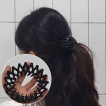 만두핀 동그란 집게핀 똥머리 고정 원형 머리삔