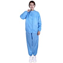 베가 방진복 투피스 제전복 C카라 상하세트 크린룸, 화이트, 2XL