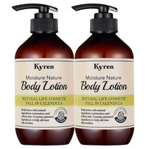 키렌 모이스처 네이처 바디로션 1+1 폴인카렌듈라 500ml, 2개