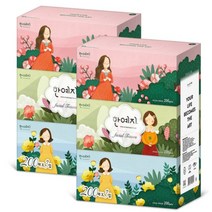 한예지 캐릭터 미용티슈 200매 3입, 2팩