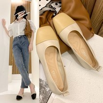 WZC 여름 여성 보트화 배색 말랑 발편한 슬립온 단화 캐주얼화 플랫 슈즈 구두 신발