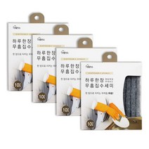 생활미소 하루한장 일회용 무흠집 수세미, 4개, 10개입
