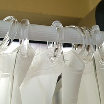 욕실 원형 라운드형 커튼링 플라스틱 투명 고리 목욕 샤워 연결링