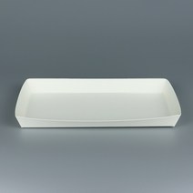 꼬지 핫도그 소시지 포장용 백색 종이트레이 SKY 무지 3호 1000개, 단품, 단품