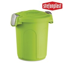 가정용 강아지 대용량 사료보관통 그린 8L 애견사료통