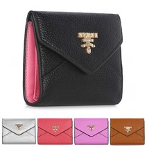 [빅스타일] 금장반지갑 인조가죽지갑손지갑카드지갑