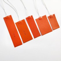 실리콘 가열 패드 사각 고무 히트 매트 유연한 방수 3D 프린터 5V 12V 24V 36V 48V 110V 220V, [02] 24V, 10 200x200mm 150W