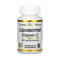 캘리포니아골드뉴트리션 CGN 리포조말 비타민C 250mg 60베지캡슐 아스코르브산 레시틴