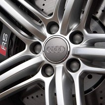 아우디 A6 A5 A7 A4 A8 Q5 Q7 휠캡, 02. 블랙 (60mm)