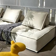 정사각형 소파 1인용 패브릭 엔틱 침대형 스윙 테이블, 65x65x34cm, M