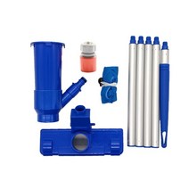 수영장청소기 휴대용 수영장 진공 청소기 도구 흡입 헤드 연못 분수 풀 브러시 핸들 EU/US, 01 EU plug