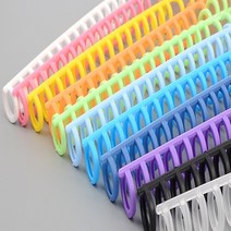 플라스틱 제본링 소량책재본 제본만들기 제본용링, 색상, 투명