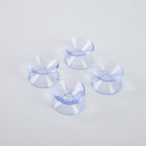 화징실 플런저 유리 플라스틱 흡입 컵에 대 한 10 개/몫 Pvc 양면 컵-빨판 패드 작은 컵 흔적없이