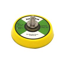 전동드릴 원형 사포 벨크로 백업패드 자동차 광택기 폴리싱, 2인치(50mm)패드