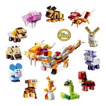 십이지신 변신합체 동물 블럭 12종 세트 레고호환, 십이지신 변신합체 동물 블럭 12