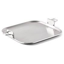 800도씨 통5중 316 스텐 인덕션용 사각 후라이팬 30cm