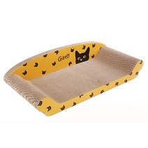 가또 킹소파 고양이 스크래쳐 65cm, 옐로, 5개