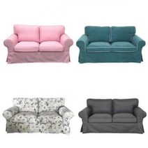 이케아소파커버 이케아 EKTORP 엑토르프 2인용 패브릭 맞춤 쇼파 커버, 20_포레스트그린 벨벳27