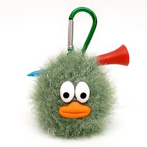 공 품은 덕 골프공주머니 골프티꽂이 라운딩용품 세트, 쑥덕