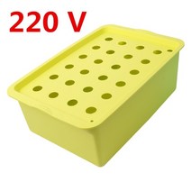 희귀 비싼 다육이 마술 화분 그루트화분 가오갤 콩분 슬릿분 다육이콩분 블루베리 슬릿분셀 수경 흙 없는 보육 상자 펌프 수경 시스템 식물 묘목 흙 없는 재배 성장 상자 세트, 220v 녹색