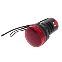 22mm AC 50-380V 온도계 지표 자동차 주택 사무실 워크샵, 빨간색