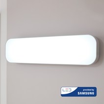 [심플아크릴사각욕실등] LED 시스템 심플 욕실등 30W_화이트 삼성모듈 플리커프리