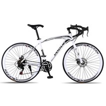 SEVNBIKE 로드자전거 하이림 24단 시티자전거, 화이트