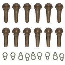 낚시 도구 용품 잉어 낚시 안전 슬리브 실행 링 30 개 안전 리드 클립 낚시 태클 터미널 리그 낚시 액세서, 한개옵션0