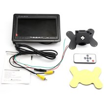 후석모니터 자동차 캠핑카TV 모니터 리어 차량용 7 인치 car tft lcd color hd screendisplay for car cctv reverse rear view, 7인치 모니터