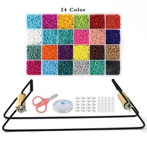 뜨개질 재봉틀 bead loom kit weaving beading loom for, 1-1 세트