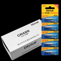 스마트전자찌 민물전자찌 캐스팅볼 10Pcs CR311 CR322 CR425 빛나는 전기 배터리 낚시 플로트 리튬 핀 도구, 01 CR425