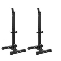 분리형 스쿼트렉 하프랙 스쿼트랙 하프렉 멀티짐 미니렉 스쿼트 랙 바벨 브래킷 벤치 프레스 건설 장비 조, 01 black