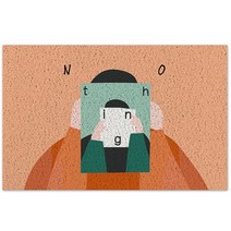 코코넛매트 야자매트 야자수매트 코넛 매트리스 현대 만화 PVC 도어 가정용 실크 루프 미끄럼 방지 거실 현관 입구 맞춤형 복도 카펫