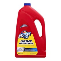 Resolve Urine Destroyer 거실 카페트 패브릭소파 청소 강력한 강아지 오줌 냄새 제거 리필 60oz(1.77L)