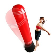 가정용 샌드백 스트레스해소 실내운동 오뚜기 펀치백, 레드
