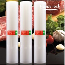 진공 포장기 무선 유선 가정용 봉지 밀봉기 수비드 머신 자동 푸드 세이버 압축기 실링기 기계 미니 김영광 비닐 접착기 랩핑기, 진공비닐 대형3롤_28cm5m