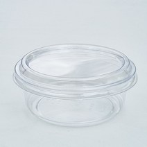 일회용 원형 투명 티라미수 용기 250ml 보틀케이크 요거트 케이스, 100개, 1개입