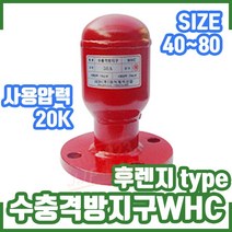 수충격 방지구 WHC 20K 후렌지Type. 사이즈 40 50 65 80
